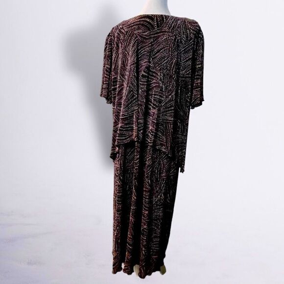 CONNECTED MAXI WOMENS DRESS, Sz 18W - Picture 3 of 10